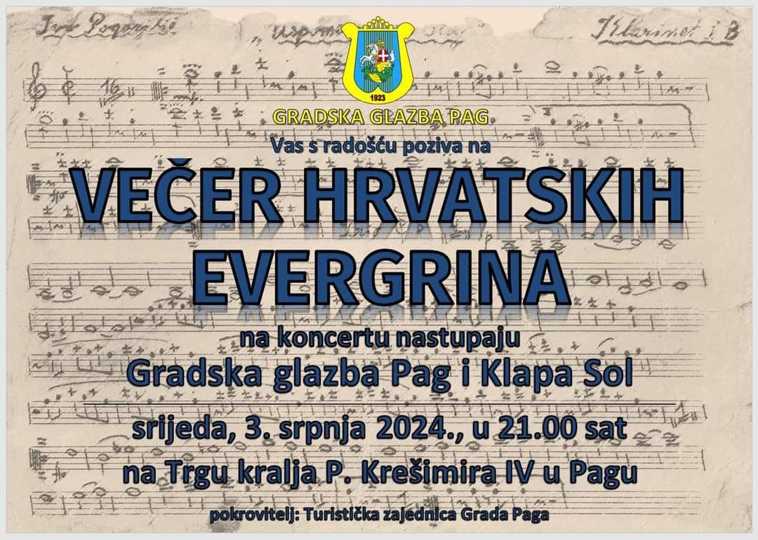 Večer hrvatskih evergreena, 3.7.2024.