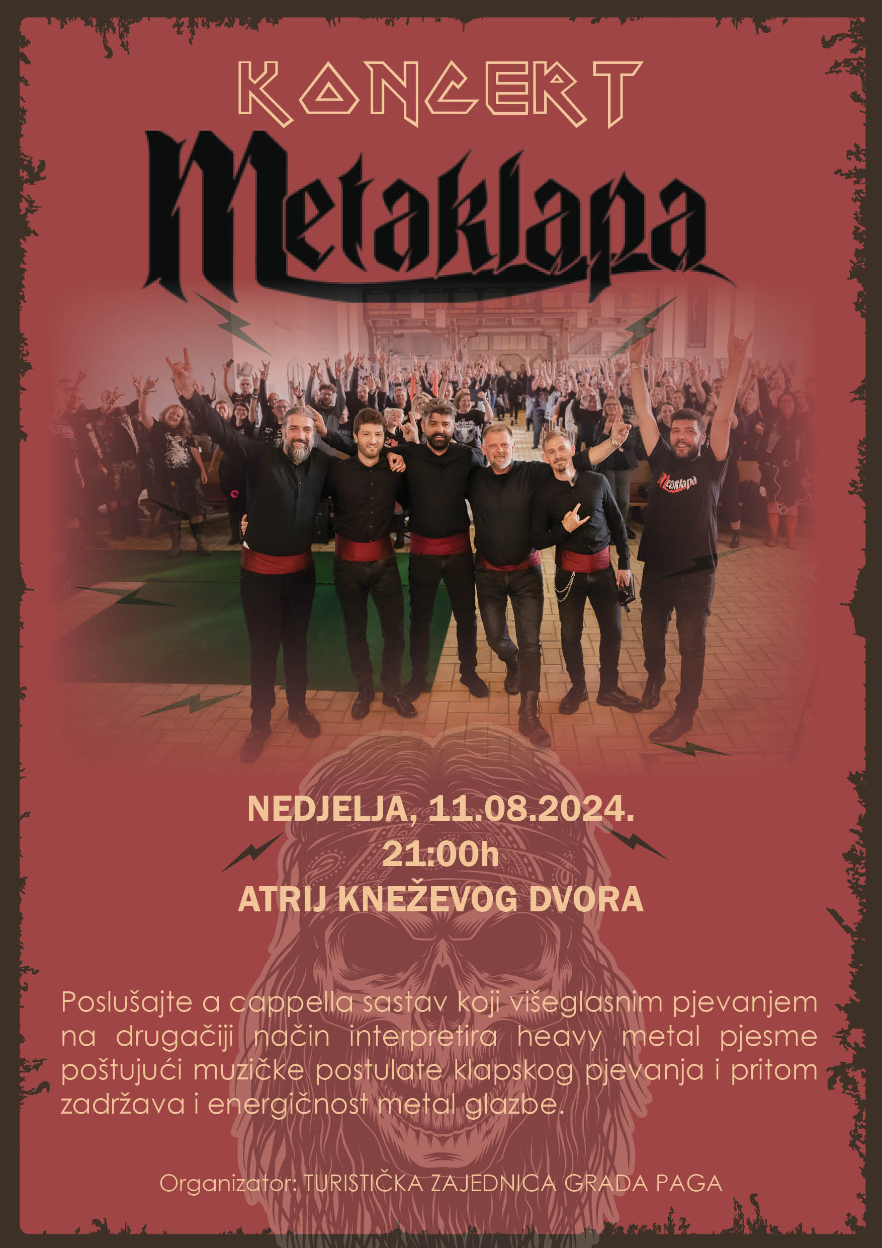 Koncert Metaklapa, Atrij Kneževog dvora, 11.08.2024. u 21h